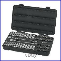 57 Piece 3 8 Drive 12 Point SAE Metric Standard And Deep Mechanics Tool