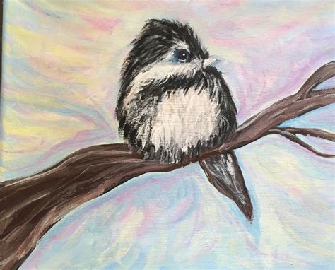 Fluffy bird | Painting, Art, Bird