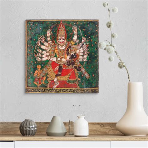 Narasimha Killing Hiranyakashipu, As Prahlada Watches Wall Art, Canvas ...