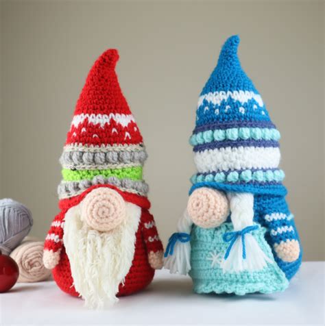 30 Free Christmas Gnome Crochet Patterns Eyeloveknots