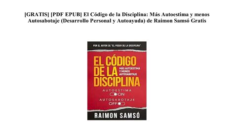 Libro EPUB PDF El Código de la Disciplina de Raimon Samsó azw