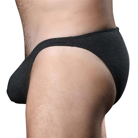 Andrew Christian Slip Almost Naked Deep V Cut Anthracite Inderwear