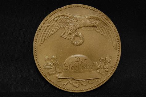 Deutschland Weimar Weimar Medaille Der Stahlhelm Vi Frontsoldatentag