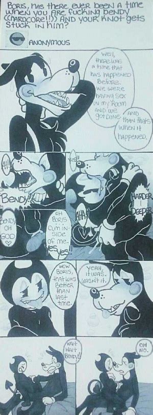 Rule 34 2boys Anal Bendy Bendy And The Ink Machine Boris The Wolf Comic English English Text