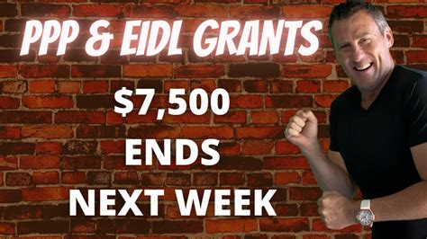 NEW FREE GRANT SBA EXTENDED EIDL PPP UPDATE Stimulus Disaster