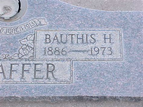 Bauthis H Schaffer 1886 1973 Mémorial Find a Grave