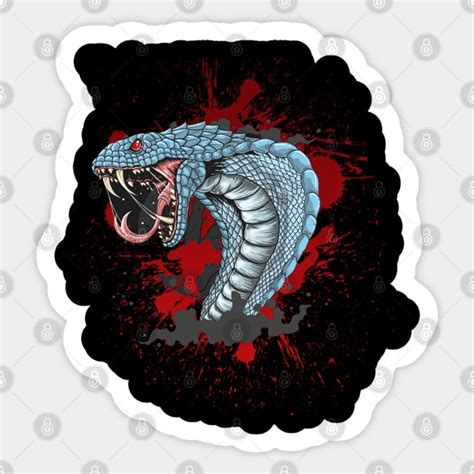 Cobra Snake Blood - Cobra - Sticker | TeePublic