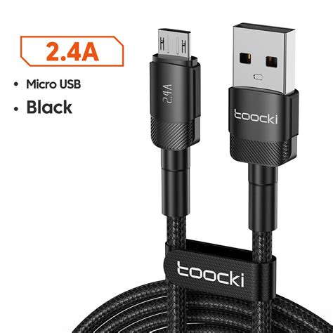 Toocki Kabel Data Micro Usb Fast Charging Braided A W M Txcm