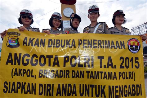 Penerimaan Anggota Polri Antara Foto