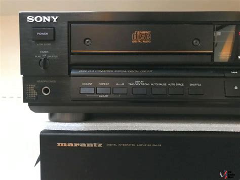 FOR SALE IS SONY CDP 555 ESD CD Player With Remote Photo 3078716 UK