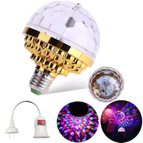 Colorful Rotating Magic Ball Light Party Lights Disco Ball Mirror