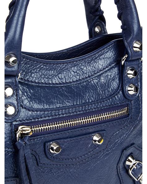 Chia S V Balenciaga Mini City Bag Blue M I Nh T Cdgdbentre Edu Vn