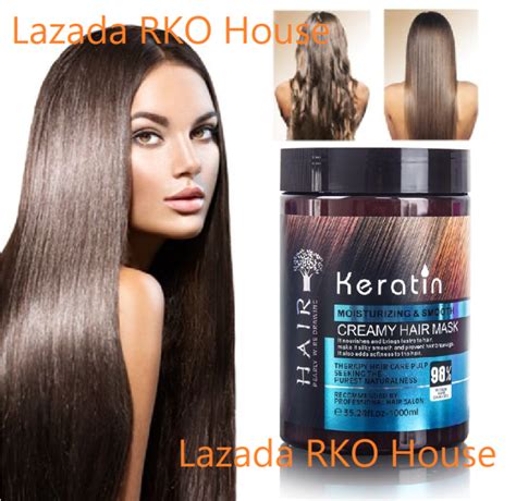 Keratin Creamy 1L Keratin Moisturizing Smoothing Creamy Hair Mask