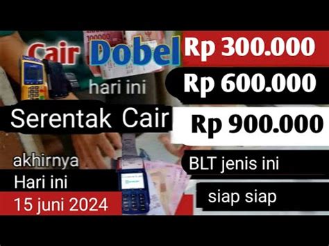 PKH Hari Ini Positif Cair 300 Ribu 600 Ribu Dan 900 Ribu BLT Jenis