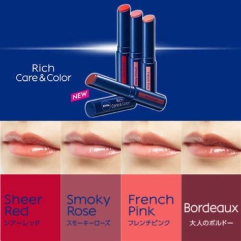 Nivea Rich Care Color Lip Sheer Red Default Title Lip Colors