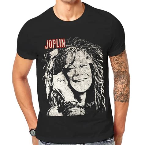 Janis Joplin T Shirt Vintage Classic Rock Band New Graphic Print Tees