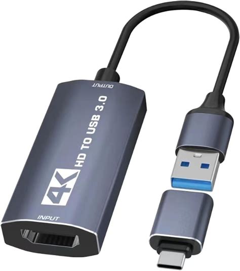 Tarjeta De Captura De Audio Y Video K Hdmi K A Usb C Full Hd