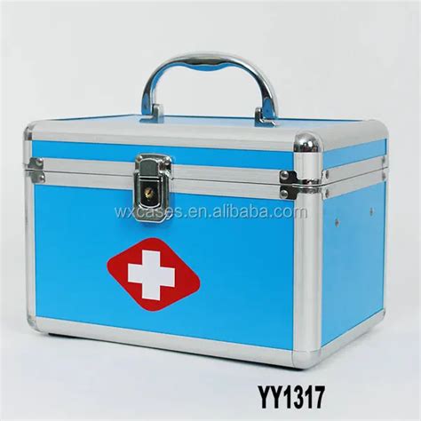 Aluminum First Aid Boxfirst Aid Kit Boxmedical Case With A Pocket And