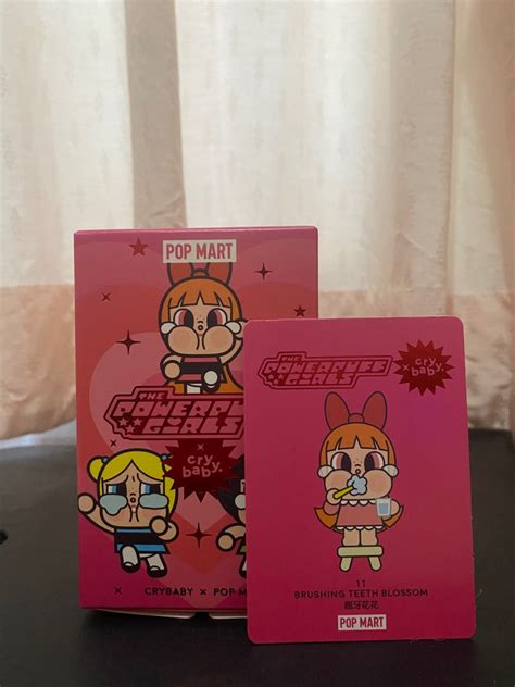 Ready Selected Blind Box Powerpuff Girls X Crybaby Original Popmart