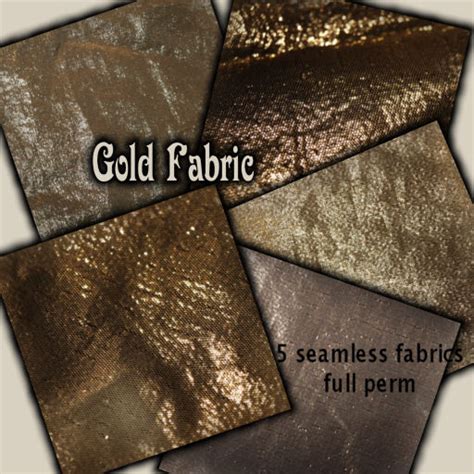 Second Life Marketplace ~tj~ Gold Fabric Seamless Textures