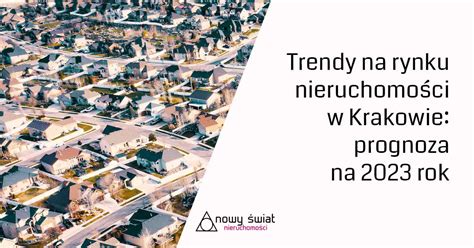 Trendy Na Rynku Nieruchomo Ci W Krakowie Prognoza Na Rok Nowy