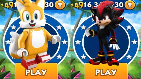 Sonic Dash LEGO Tils Vs Shadow Vs All Bosses Zazz Eggman All