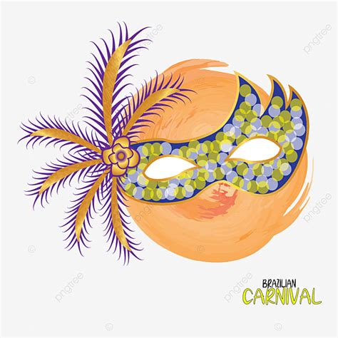 Brazilian Carnival Vector Hd Png Images Brazilian Carnival Mask With