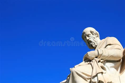 Statue Of The Ancient Greek Philosopher Plato Stock Image Image Of