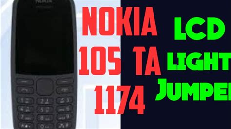 Nokia 105 Ta 1174 Lcd Light Ways 100 Work Youtube