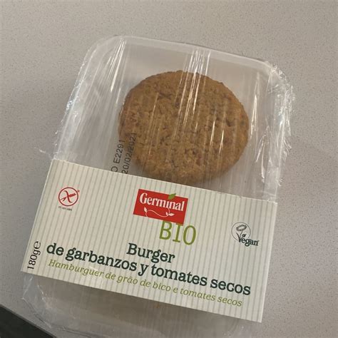 Germinal Bio Burger De Garbanzos Y Tomates Secos Review Abillion