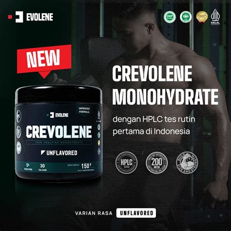 Jual EVOLENE CREVOLENE MONOHYDRATE EVO CREATINE POWDER Shopee Indonesia