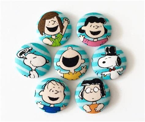 Large Snoopy Buttons Snoopy And Friends Peanuts Craft Etsy Button