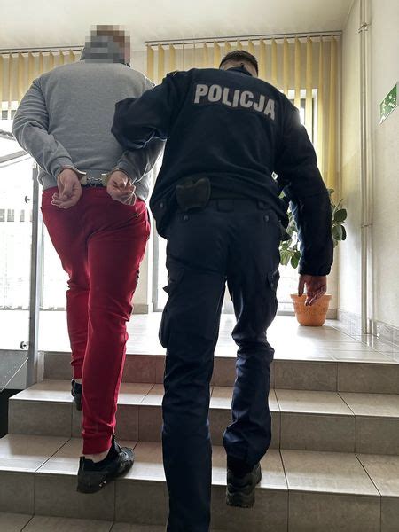 Glincz Wpad W R Ce Policji By Poszukiwany Za Oszustwo I Kradzie