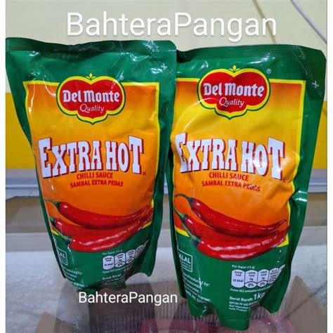 Jual Del Monte Extra Hot Chilli Kg Sauce Sambal Extra Pedas Delmonte Shopee Indonesia