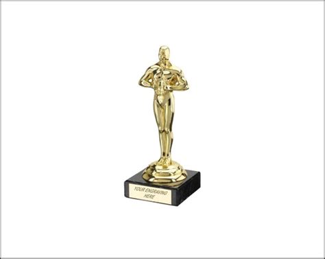 Personalised Engraved Icon Style Oscars Award Free Engraving Etsy Uk