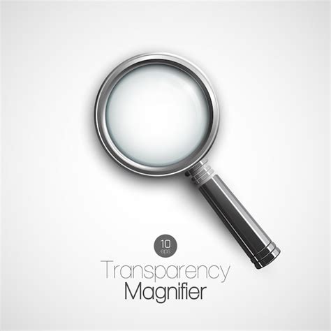 Premium Vector Magnifier Illustration