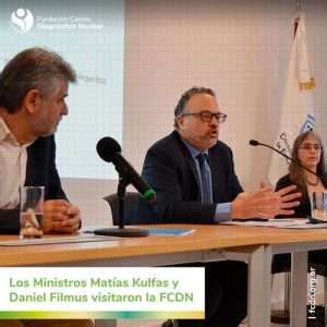 Los Ministros Kulfas Y Filmus Visitaron La FCDN Y La Obra Del Centro