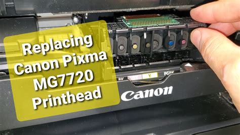 How To Change Printhead On Canon Mg Youtube