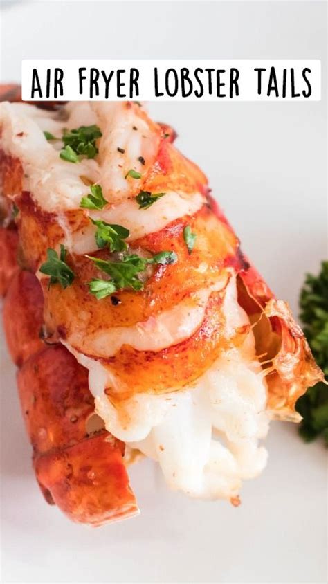 Air Fryer Lobster Tails Recipe Lobster Recipes Tail Lobster Recipes Air Fryer Recipes Low Carb