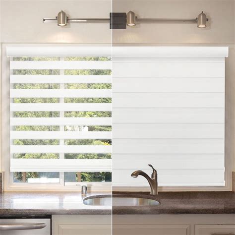 Biltek Cordless Zebra Window Blinds With Modern Design Roller Shades