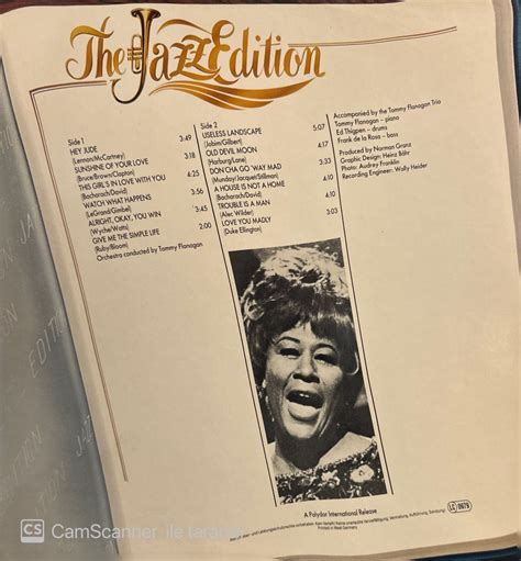 Ella Fitzgerald Sunshine Of Your Love Lp