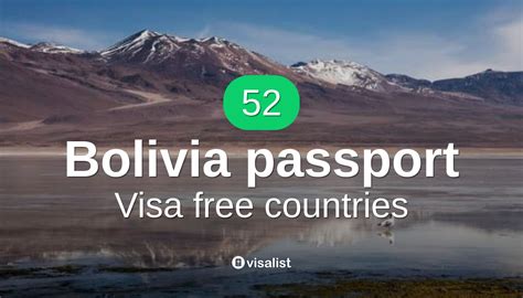 47 Visa Free Countries You Can Visit With Bolivia Passport 2024 Visa List