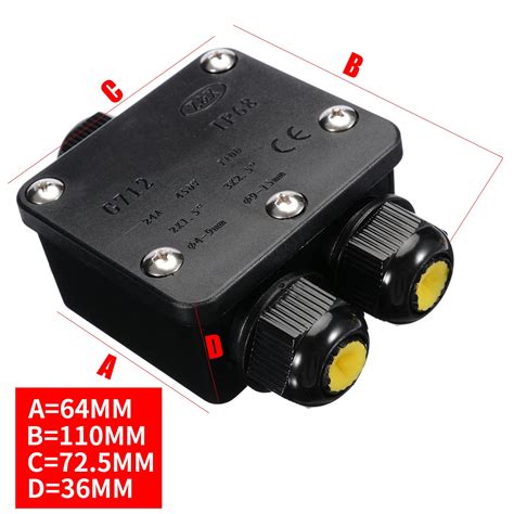 Waterproof Junction Box Case Electrical Cable Connector Outdoor Ip68 3 Way Home Improvement