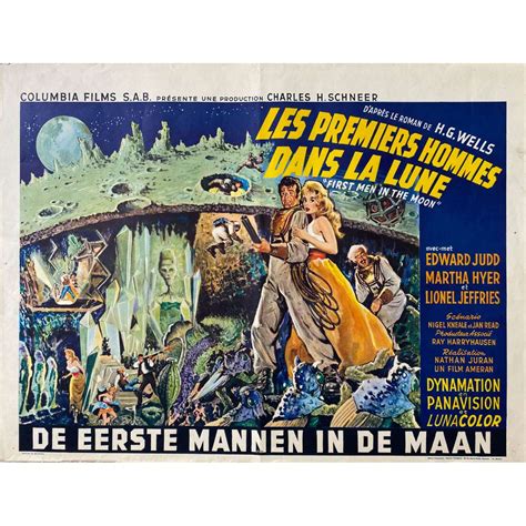 First Men In The Moon Belgian Movie Poster X In