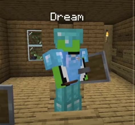 Minecraft Dream Character in Room