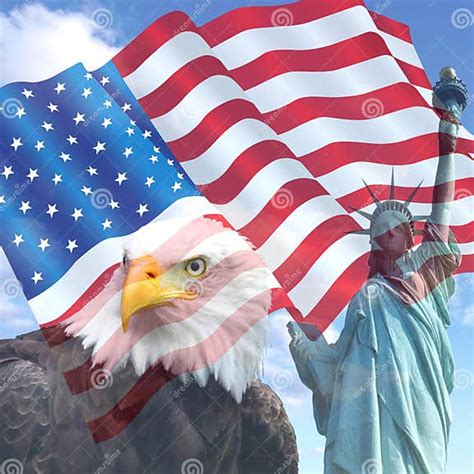 Les Etats Unis Liberty Flag Photo Stock Image Du Citoyenneté