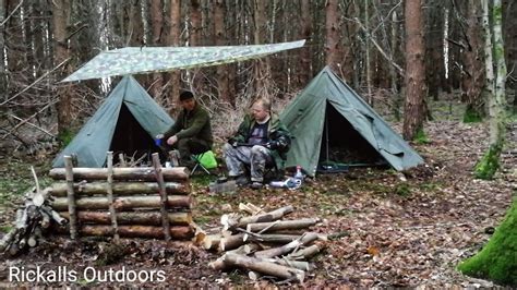 Lavvu Bushcraft Camp In The Woods Camping Wild In The UK YouTube