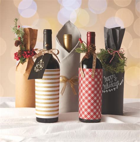 Christmas Wine Bottle Wrapping Ideas Psoriasisguru