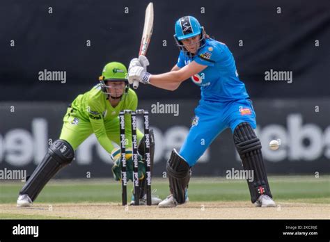 Laura Wolvaardt Of The Strikers Bats During The Womens Big Bash League