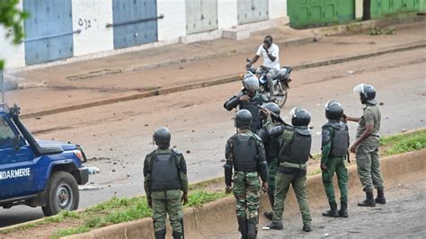 Guin E Conakry Une Manifestation Du Fndc Fait Deux Bless S Toutes